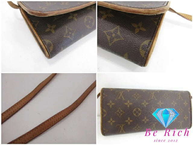 ルイ ヴィトン LOUIS VUITTON モノグラム ポシェット ツイン GM M51852 ショルダー クラッチ バッグ ウエスト ポーチ クロスボディ 斜め掛け 2way 鞄 【中古】【送料無料】bk9477