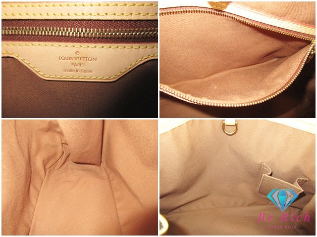 ルイ ヴィトン LOUIS VUITTON トートバッグ モノグラム バティニョール オリゾンタル M51154 ブラウン 茶 LV ロゴ ショルダーバッグ ハンドバッグ 鞄 【中古】【送料無料】 bk9488