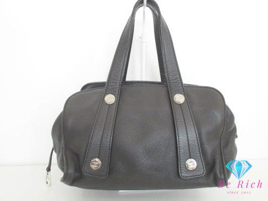 シャネル CHANEL ミニ ボストンバッグ ハンドバッグ A29316 ブラック 黒 レザー ココマーク CC ロゴ ショルダーバッグ 鞄 【中古】【送料無料】 bk9499