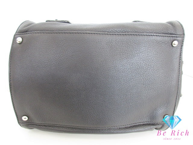 シャネル CHANEL ミニ ボストンバッグ ハンドバッグ A29316 ブラック 黒 レザー ココマーク CC ロゴ ショルダーバッグ 鞄 【中古】【送料無料】 bk9499