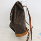 ルイ ヴィトン LOUIS VUITTON バックパック リュック モノグラム モンスリ MM M51136 ブラウン 茶 PVC レザー LV ロゴ ショルダーバッグ 肩掛け 鞄 【中古】【送料無料】 bk9501