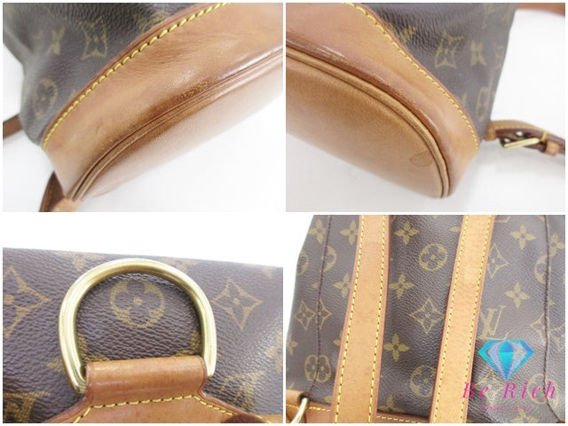 ルイ ヴィトン LOUIS VUITTON バックパック リュック モノグラム モンスリ MM M51136 ブラウン 茶 PVC レザー LV ロゴ ショルダーバッグ 肩掛け 鞄 【中古】【送料無料】 bk9501