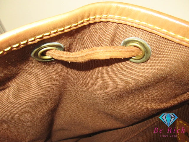 ルイ ヴィトン LOUIS VUITTON バックパック リュック モノグラム モンスリ MM M51136 ブラウン 茶 PVC レザー LV ロゴ ショルダーバッグ 肩掛け 鞄 【中古】【送料無料】 bk9501