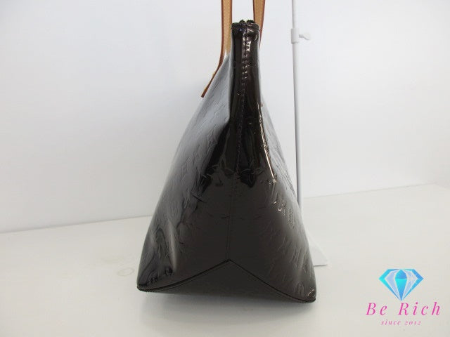 ルイ ヴィトン LOUIS VUITTON トートバッグ ショルダーバッグ モノグラム ヴェルニ ヴェルビュー GM M93589 アマラント 紫 パープル パテント レザー エナメル ハンドバッグ ジップ トップ 鞄 【中古】【送料無料】 bk9512