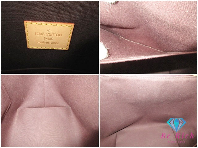 ルイ ヴィトン LOUIS VUITTON トートバッグ ショルダーバッグ モノグラム ヴェルニ ヴェルビュー GM M93589 アマラント 紫 パープル パテント レザー エナメル ハンドバッグ ジップ トップ 鞄 【中古】【送料無料】 bk9512