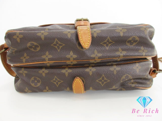 ルイ ヴィトン LOUIS VUITTON ショルダーバッグ モノグラム ソミュール 30 M42256 ブラウン 茶 ダブル フラップ 肩掛け 斜め掛け 鞄 定番 人気 【中古】【送料無料】  bk9515