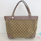 グッチ GUCCI トートバッグ 257061 メイフェア GG キャンバス ピンク ベージュ ブラウン 茶 レザー ロゴ リボン ショルダーバッグ ハンドバッグ 鞄 【中古】【送料無料】 bk9521