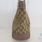 グッチ GUCCI トートバッグ 257061 メイフェア GG キャンバス ピンク ベージュ ブラウン 茶 レザー ロゴ リボン ショルダーバッグ ハンドバッグ 鞄 【中古】【送料無料】 bk9521
