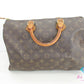 ルイ ヴィトン LOUIS VUITTON ハンドバッグ モノグラム スピーディ 35 M41107 ブラウン 茶 PVC レザー LV ロゴ ボストンバッグ ショルダーバッグ 鞄 M41524 【中古】【送料無料】 bk9528
