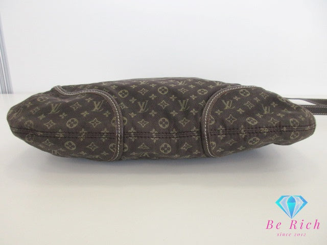 ルイ ヴィトン LOUIS VUITTON 2way トートバッグ ショルダーバッグ モノグラム ミニ ラン ブザス アンジェール エベヌ 茶 ブラウン LV ロゴ 縦型 ハンドバッグ 鞄 【中古】【送料無料】 bk9532