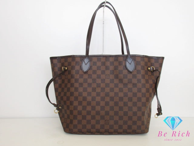 ルイヴィトン LOUIS VUITTON ダミエ ネヴァーフル MM N51105 エベヌ LV ロゴ トートバッグ ショルダーバッグ ハンドバッグ 肩掛け鞄【中古】【送料無料】bk9542