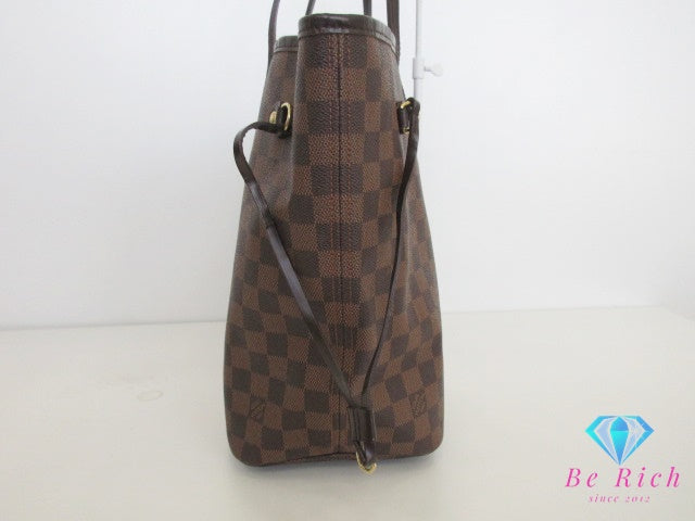 ルイヴィトン LOUIS VUITTON ダミエ ネヴァーフル MM N51105 エベヌ LV ロゴ トートバッグ ショルダーバッグ ハンドバッグ 肩掛け鞄【中古】【送料無料】bk9542