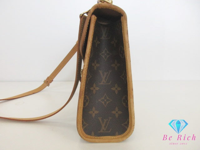 ルイ ヴィトン LOUIS VUITTON 2way ハンドバッグ ショルダーバッグ モノグラム ベルエア M51122 ブラウン 茶 PVC レザー ロゴ 手提げ クロスボディ 斜め掛け ビジネス 鞄 【中古】【送料無料】 bk9543