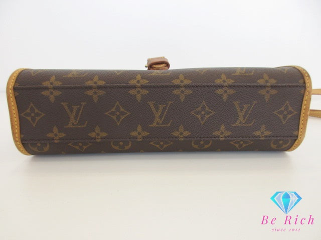 ルイ ヴィトン LOUIS VUITTON 2way ハンドバッグ ショルダーバッグ モノグラム ベルエア M51122 ブラウン 茶 PVC レザー ロゴ 手提げ クロスボディ 斜め掛け ビジネス 鞄 【中古】【送料無料】 bk9543