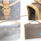 ルイ ヴィトン LOUIS VUITTON 2way ハンドバッグ ショルダーバッグ モノグラム ベルエア M51122 ブラウン 茶 PVC レザー ロゴ 手提げ クロスボディ 斜め掛け ビジネス 鞄 【中古】【送料無料】 bk9543