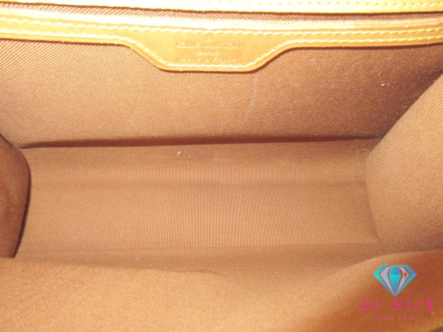 ルイ ヴィトン LOUIS VUITTON 2way ハンドバッグ ショルダーバッグ モノグラム ベルエア M51122 ブラウン 茶 PVC レザー ロゴ 手提げ クロスボディ 斜め掛け ビジネス 鞄 【中古】【送料無料】 bk9543