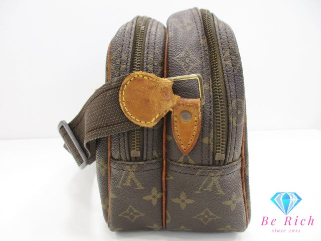 ルイ ヴィトン LOUIS VUITTON ショルダーバッグ モノグラム リポーター PM M45254 ブラウン 茶 ロゴ クロスボディ 斜め掛け 鞄 カメラバッグ   【中古】【送料無料】 bk9576