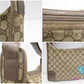 グッチ GUCCI ワン ショルダーバッグ 001.4205 GG カーキ ブラウン 茶 キャンバス レザー ロゴ ホーボー セミショルダー ハンドバッグ  鞄 【中古】【送料無料】bk9581