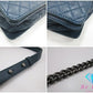 シャネル CHANEL ボーイシャネル チェーン ショルダーバッグ ネイビー 紺 シルバー 金具 レザー CC ココマーク ロゴ ハンドバッグ 肩掛け 斜め掛け 鞄 【中古】【送料無料】 bk9593
