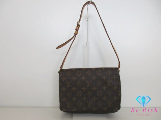 ルイ ヴィトン LOUIS VUITTON ショルダーバッグ モノグラム ミュゼット タンゴ ショート M51257 ブラウン 茶 PVC レザー LV ロゴ ポシェット クロスボディ 斜め掛け 鞄 【中古】【送料無料】 bk9602