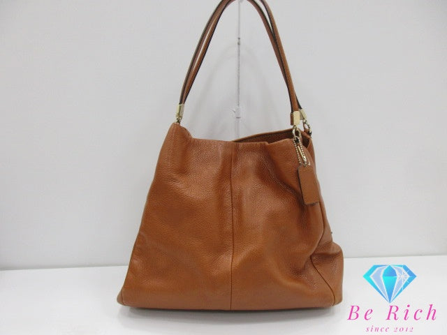 コーチ COACH マディソン レザー スモール フィービー ショルダーバッグ 26221 ブラウン 茶 ハンドバッグ 鞄 【中古】【送料無料】bk9611