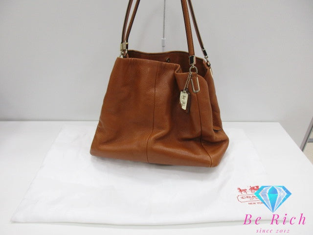 コーチ COACH マディソン レザー スモール フィービー ショルダーバッグ 26221 ブラウン 茶 ハンドバッグ 鞄 【中古】【送料無料】bk9611