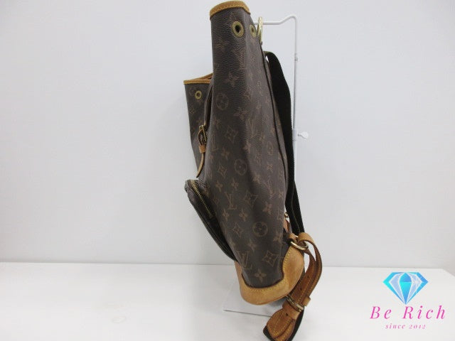 ルイ ヴィトン LOUIS VUITTON バックパック リュック M51135 モノグラム モンスリ GM 茶 ブラウン PVC レザー LV ロゴ ショルダーバッグ 肩掛け 鞄 【中古】【送料無料】 bk9637