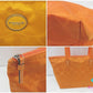 コーチ トートバッグ F77321 シグネチャー オレンジ ナイロン ポーチ 付 ショルダーバッグ COACH 【中古】【送料無料】 bk9639
