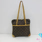ルイ ヴィトン LOUIS VUITTON ショルダーバッグ モノグラム クーサン GM M51141 ブラウン 茶 PVC レザー LV ロゴ 茶 ブラウン マチなし ハンドバッグ 鞄  【中古】【送料無料】 bk9667