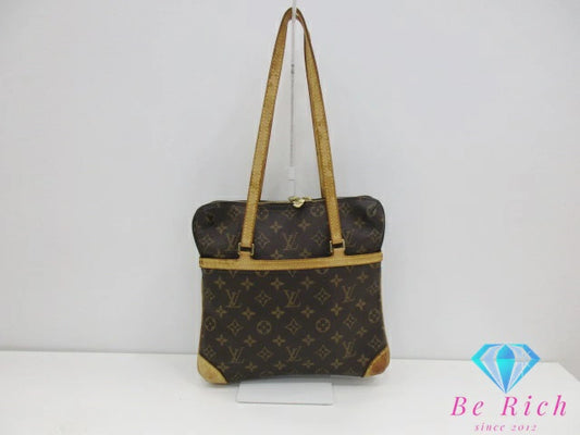 ルイ ヴィトン LOUIS VUITTON ショルダーバッグ モノグラム クーサン GM M51141 ブラウン 茶 PVC レザー LV ロゴ 茶 ブラウン マチなし ハンドバッグ 鞄  【中古】【送料無料】 bk9667