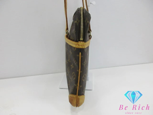 ルイ ヴィトン LOUIS VUITTON ショルダーバッグ モノグラム クーサン GM M51141 ブラウン 茶 PVC レザー LV ロゴ 茶 ブラウン マチなし ハンドバッグ 鞄  【中古】【送料無料】 bk9667