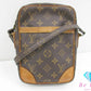 ルイ ヴィトン LOUIS VUITTON ショルダーバッグ モノグラム ダヌーブ M45266 ブラウン 茶 PVC レザー LV ロゴ ポシェット クロスボディ 斜め掛け 鞄  【中古】【送料無料】 bk9698