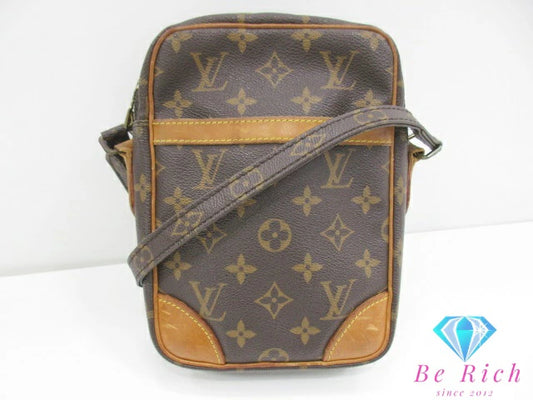 ルイ ヴィトン LOUIS VUITTON ショルダーバッグ モノグラム ダヌーブ M45266 ブラウン 茶 PVC レザー LV ロゴ ポシェット クロスボディ 斜め掛け 鞄  【中古】【送料無料】 bk9698