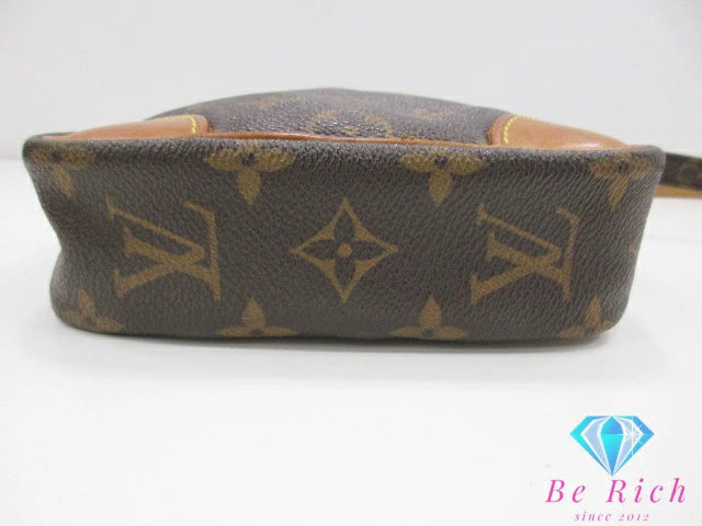 ルイ ヴィトン LOUIS VUITTON ショルダーバッグ モノグラム ダヌーブ M45266 ブラウン 茶 PVC レザー LV ロゴ ポシェット クロスボディ 斜め掛け 鞄  【中古】【送料無料】 bk9698