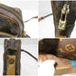 ルイ ヴィトン LOUIS VUITTON ショルダーバッグ モノグラム ダヌーブ M45266 ブラウン 茶 PVC レザー LV ロゴ ポシェット クロスボディ 斜め掛け 鞄  【中古】【送料無料】 bk9698