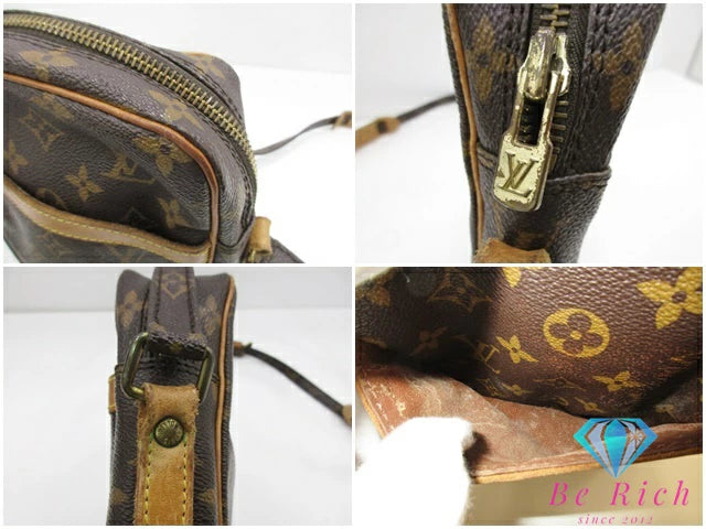ルイ ヴィトン LOUIS VUITTON ショルダーバッグ モノグラム ダヌーブ M45266 ブラウン 茶 PVC レザー LV ロゴ ポシェット クロスボディ 斜め掛け 鞄  【中古】【送料無料】 bk9698