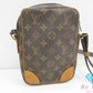 ルイ ヴィトン LOUIS VUITTON ショルダーバッグ モノグラム ダヌーブ M45266 ブラウン 茶 PVC レザー LV ロゴ ポシェット クロスボディ 斜め掛け 鞄  【中古】【送料無料】 bk9698