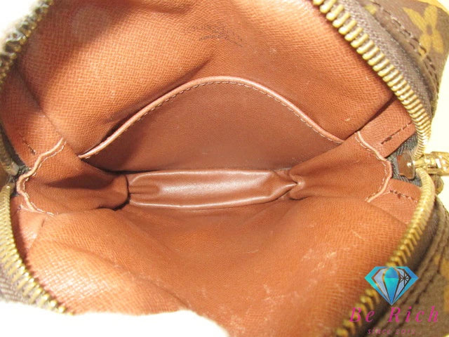 ルイ ヴィトン LOUIS VUITTON ショルダーバッグ モノグラム ダヌーブ M45266 ブラウン 茶 PVC レザー LV ロゴ ポシェット クロスボディ 斜め掛け 鞄  【中古】【送料無料】 bk9698