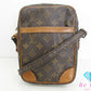 ルイ ヴィトン LOUIS VUITTON ショルダーバッグ モノグラム ダヌーブ M45266 ブラウン 茶 PVC レザー LV ロゴ ポシェット クロスボディ 斜め掛け 鞄  【中古】【送料無料】 bk9719
