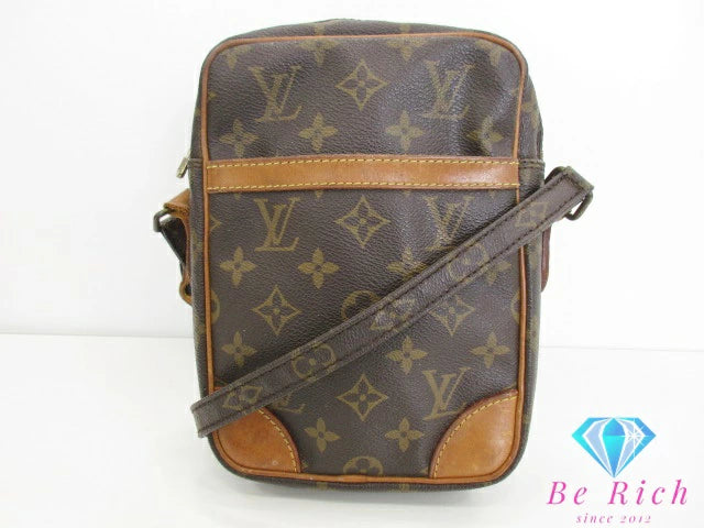 ルイ ヴィトン LOUIS VUITTON ショルダーバッグ モノグラム ダヌーブ M45266 ブラウン 茶 PVC レザー LV ロゴ ポシェット クロスボディ 斜め掛け 鞄  【中古】【送料無料】 bk9719