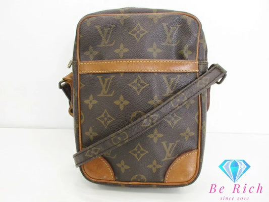 ルイ ヴィトン LOUIS VUITTON ショルダーバッグ モノグラム ダヌーブ M45266 ブラウン 茶 PVC レザー LV ロゴ ポシェット クロスボディ 斜め掛け 鞄  【中古】【送料無料】 bk9719