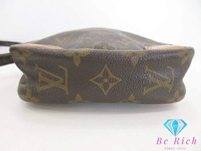 ルイ ヴィトン LOUIS VUITTON ショルダーバッグ モノグラム ダヌーブ M45266 ブラウン 茶 PVC レザー LV ロゴ ポシェット クロスボディ 斜め掛け 鞄  【中古】【送料無料】 bk9719