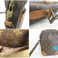 ルイ ヴィトン LOUIS VUITTON ショルダーバッグ モノグラム ダヌーブ M45266 ブラウン 茶 PVC レザー LV ロゴ ポシェット クロスボディ 斜め掛け 鞄  【中古】【送料無料】 bk9719