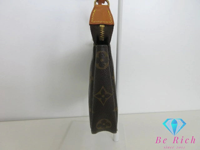ルイ ヴィトン LOUIS VUITTON アクセサリーポーチ モノグラム ポシェット アクセソワール M51980 ブラウン 茶 PVC レザー LV ロゴ ハンドバッグ ショルダーバッグ 鞄 【中古】【送料無料】bk9724