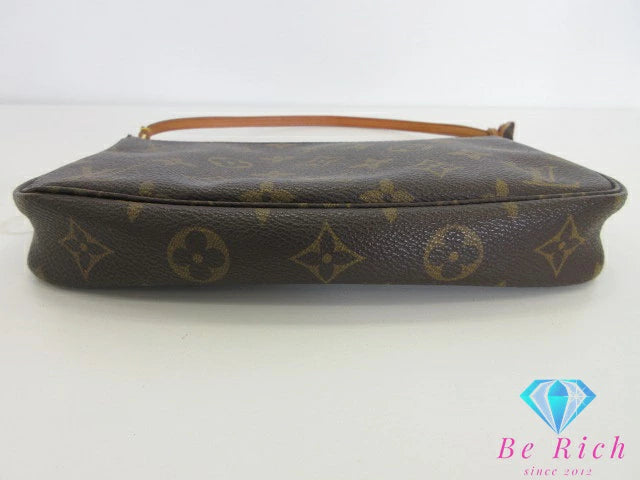 ルイ ヴィトン LOUIS VUITTON アクセサリーポーチ モノグラム ポシェット アクセソワール M51980 ブラウン 茶 PVC レザー LV ロゴ ハンドバッグ ショルダーバッグ 鞄 【中古】【送料無料】bk9724