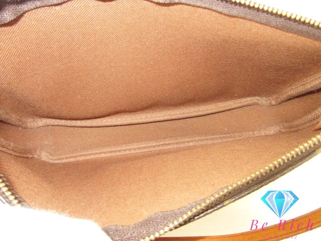 ルイ ヴィトン LOUIS VUITTON アクセサリーポーチ モノグラム ポシェット アクセソワール M51980 ブラウン 茶 PVC レザー LV ロゴ ハンドバッグ ショルダーバッグ 鞄 【中古】【送料無料】bk9724