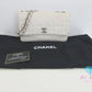 シャネル CHANEL チェーン ショルダーバッグ  A30051ラム スキン ホワイト 白 シルバー 金具 フラワー ステッチ ココマーク CC ロゴ 鞄 【中古】【送料無料】 bk9728
