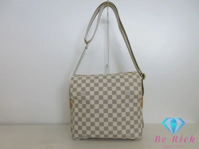 ルイ ヴィトン LOUIS VUITTON ショルダーバッグ ダミエ アズール ナヴィグリオ N51189 白 グレー メッセンジャーバッグ 斜め掛け 鞄 【中古】【送料無料】 bk9746