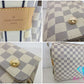 ルイ ヴィトン LOUIS VUITTON ショルダーバッグ ダミエ アズール ナヴィグリオ N51189 白 グレー メッセンジャーバッグ 斜め掛け 鞄 【中古】【送料無料】 bk9746