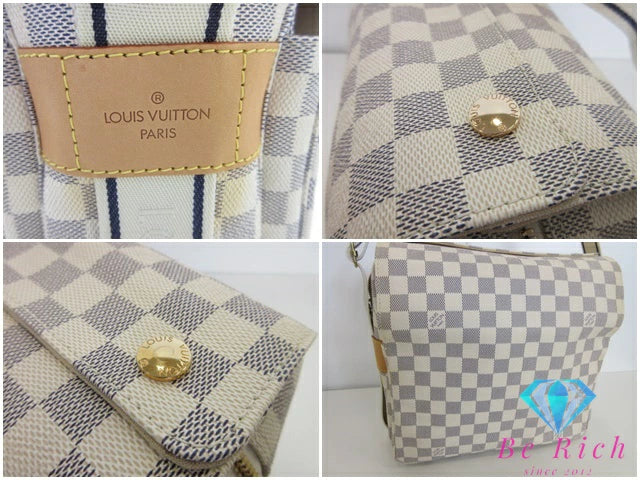 ルイ ヴィトン LOUIS VUITTON ショルダーバッグ ダミエ アズール ナヴィグリオ N51189 白 グレー メッセンジャーバッグ 斜め掛け 鞄 【中古】【送料無料】 bk9746